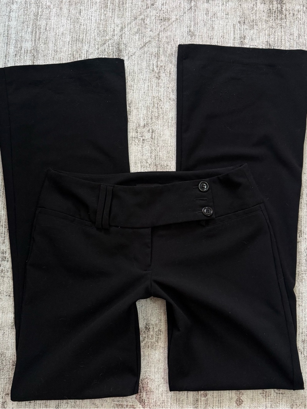 2000s Y2K Star City low rise Black Women's Trousers